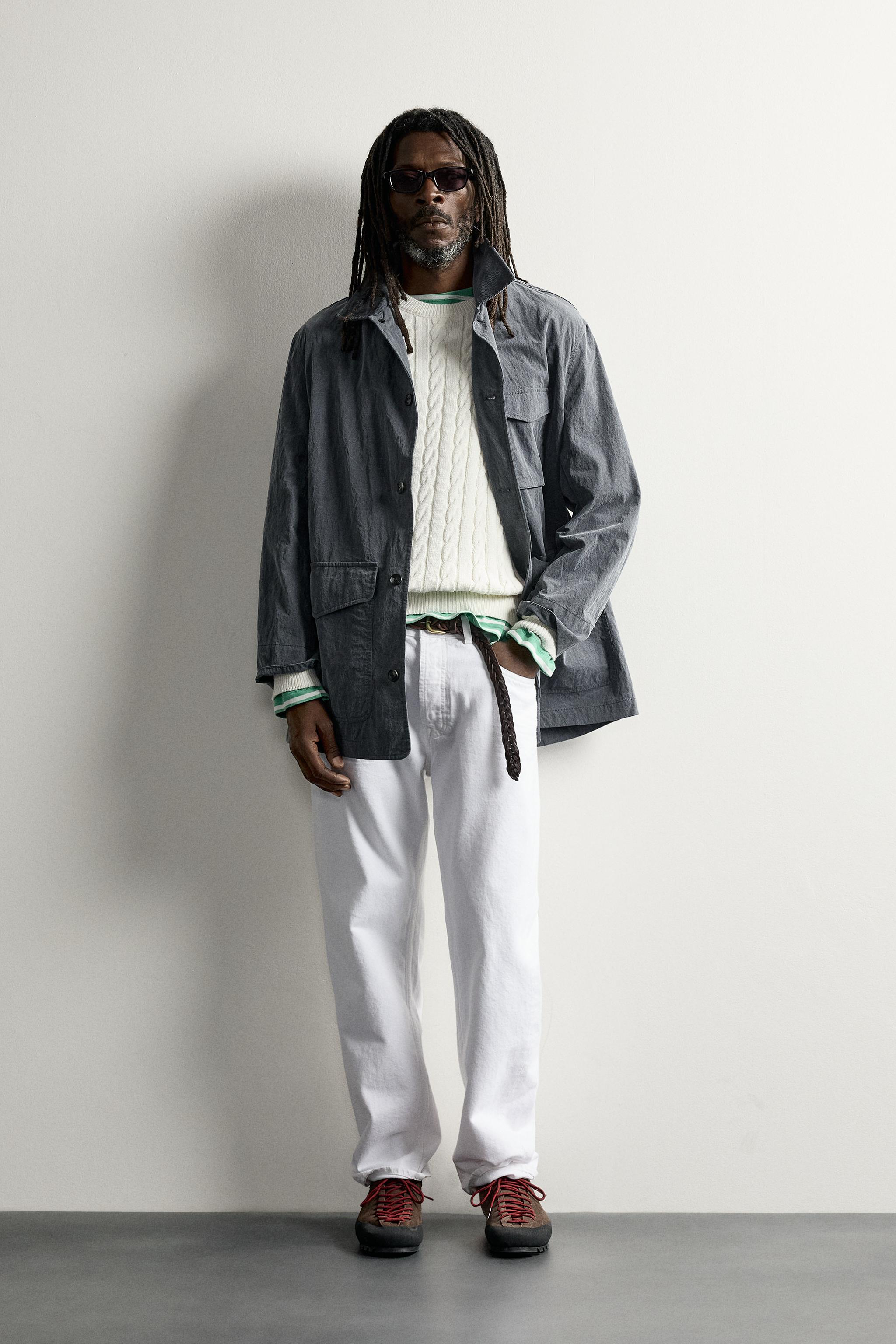 AARON LEVINE X ZARA WASHED TECHNICAL OVERSHIRT